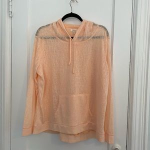 NWOT Orange lightweight hoodie. Size XL